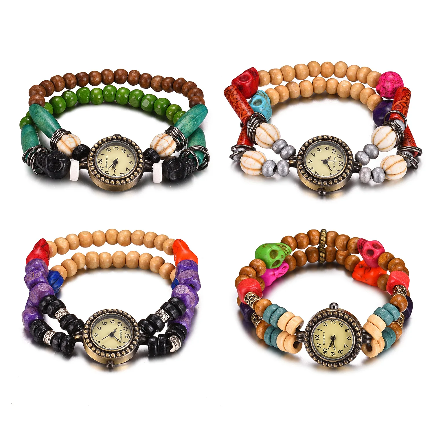

Rebirth Li bo fu Table V6-Re0036b Quartz Waterproof Bracelet with Man's And WOMAN'S Watch
