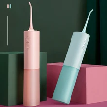 

S1 Oral Irrigator USB Rechargeable Water Jet Dental Floss Portable Dental Floss 130ML Water Tank Waterproof Dental Floss