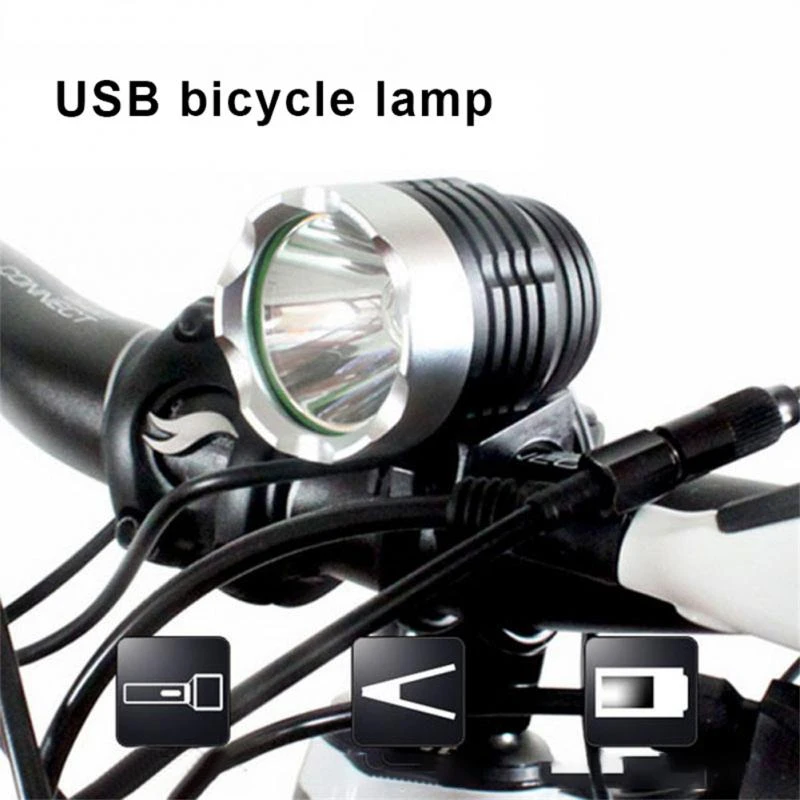 LED de trabajo T6 motocicletas, Luz antiniebla superbrillante, equipo de ciclismo, con USB, color blanco|Luz - AliExpress
