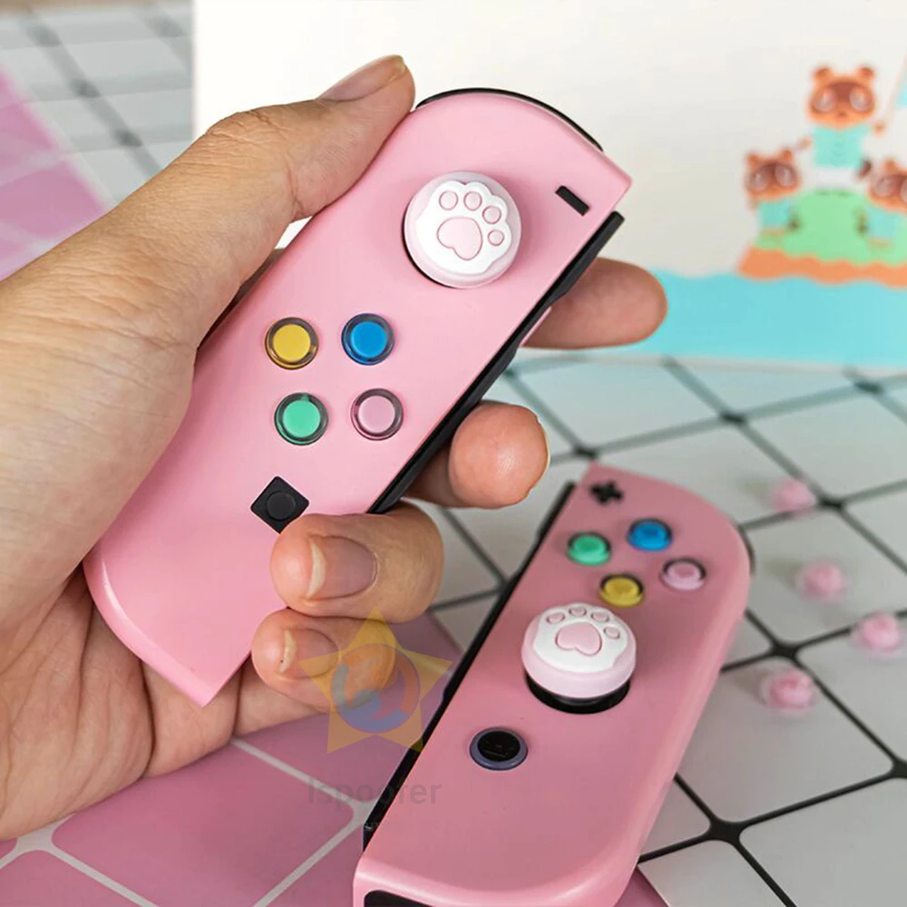 NS Switch JoyCon DIY цветные клавиши ABXY для кнопок колпачки управления переключателями