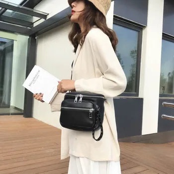 

Bag Women 2019 Spring and Summer New Simple Messenger Bag Shoulder Bag Small Square Bag