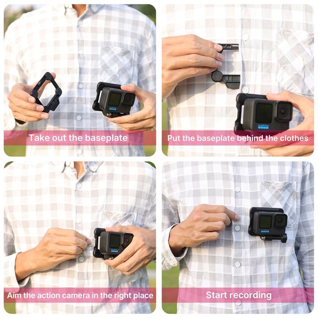 Ulanzi GP-16 Magnetic Action Camera Quick Release Bracket