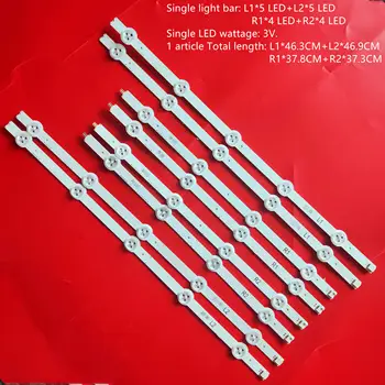 

LED Backlight strip 9 lamp For LG 42" v14 DRT Rev0.0 42LA6300 LC420DUE PG F1 6916L-1456B 1455A 1457A 1588A 1590A 1589A 1587A