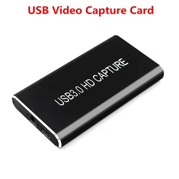 

USB Video Capture Card Grabber HD to Type-C/USB C/USB 3.0 1080P Game Adapter with HDMI Loop Output for Windows/Linux/Mac