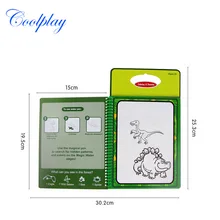 Волшебные детские книги с картинками Детские Картины граффити-многократное использование доска для рисования водой