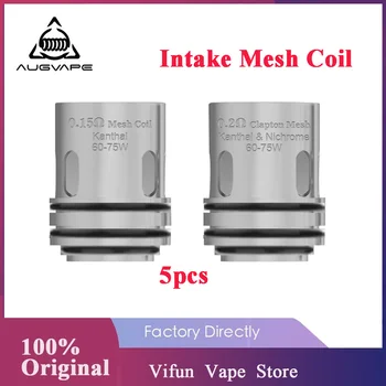 

5pcs Original AUGVAPE Intake Mesh Coil For Intake Sub-ohm Tank & 0.15ohm / 0.2ohm Meshed Construction Coils Electronic Cigarette