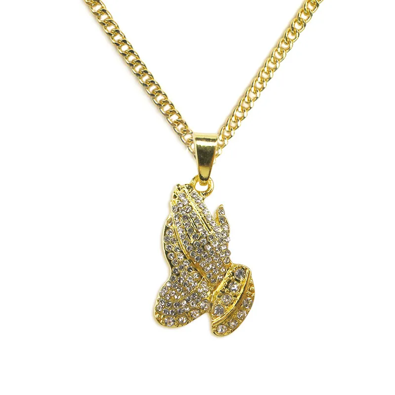 

2019 Hip Hop Jewelry Women Men Gold Long Chain Necklaces Unisex Hiphop Bling Gun AK47 Letter Pendant Necklace Gifts