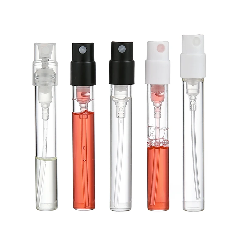 50 шт./лот 1ML1.5ML 2 мл застежка-Пряжка портативный пустой прозрачный стеклянный