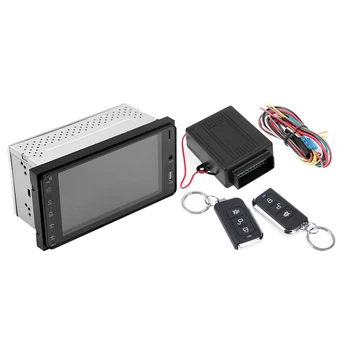 

12V Universal Car Alarm Systems Remote Central Kit with Remote Control & Car Multimedia Player 7 Inch 2 Din