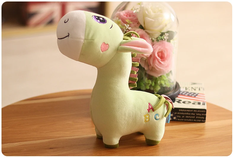25 см Kawaii Ослик милая плюшевая кукла мягкая лошадь мягкие игрушки домашнее украшение в виде животного игрушки дети девочка ребенок Рождественский подарок на день рождения