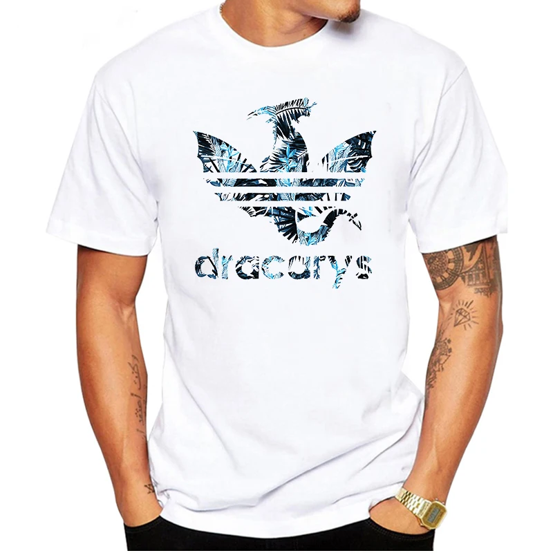 

LUSLOS Fashion Men's T Shirt Summer Male Short Sleeve Tshirt Game of Thrones Printed Harajuku Streetwear T-shirt Graphic Tee Top