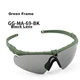 goggles A green