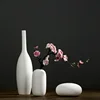 Northern European-Style White Ceramic Vase Set, Modern Minimalist Flower Container, Living Room Decoration, Home Decoration 1