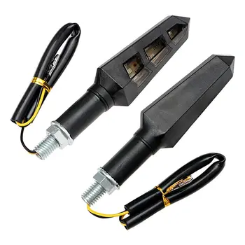 

6 LED Turn Signal Blinker Light Indicators Amber 12V Universal Motorcycle Bike