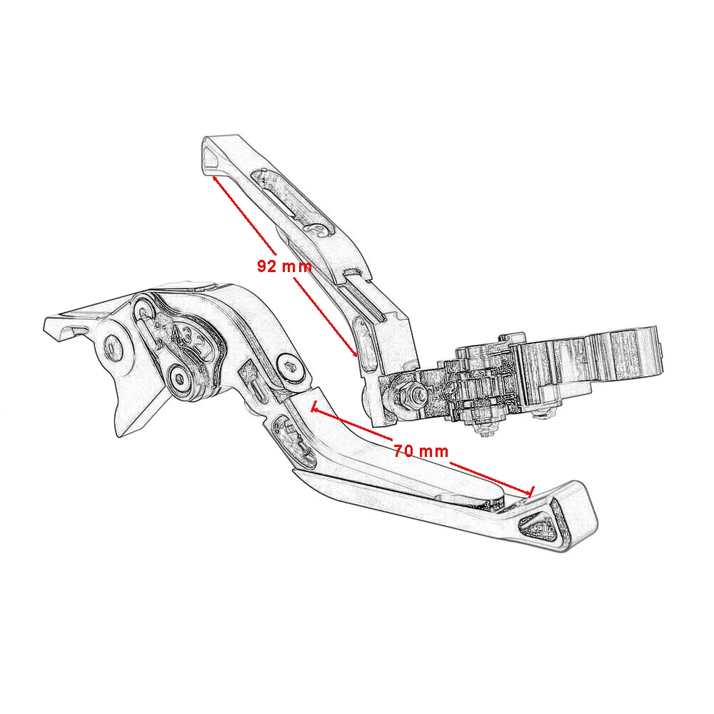 Для Honda CBR650F CB650F- NC700X- мотоцикл складной выдвижной тормоз сцепления рычаги ручки