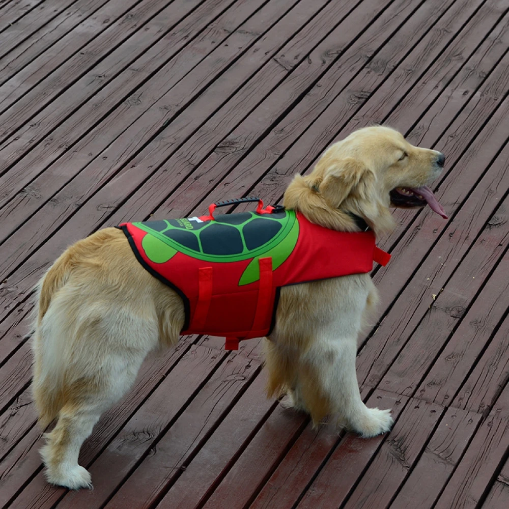Pet Dog Life Jacket Safety Clothes Life Vest Collar Harness Saver Pet Dog Swimming Preserver Summer Swimwear Mermaid Shark