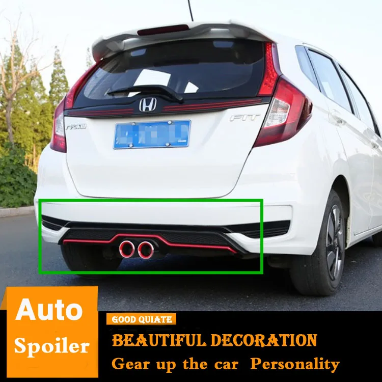 Для HONDA FIT JAZZ Diffuser Bumper Body kit задний бампер для 2018-2019 защитные бамперы Бампер перед