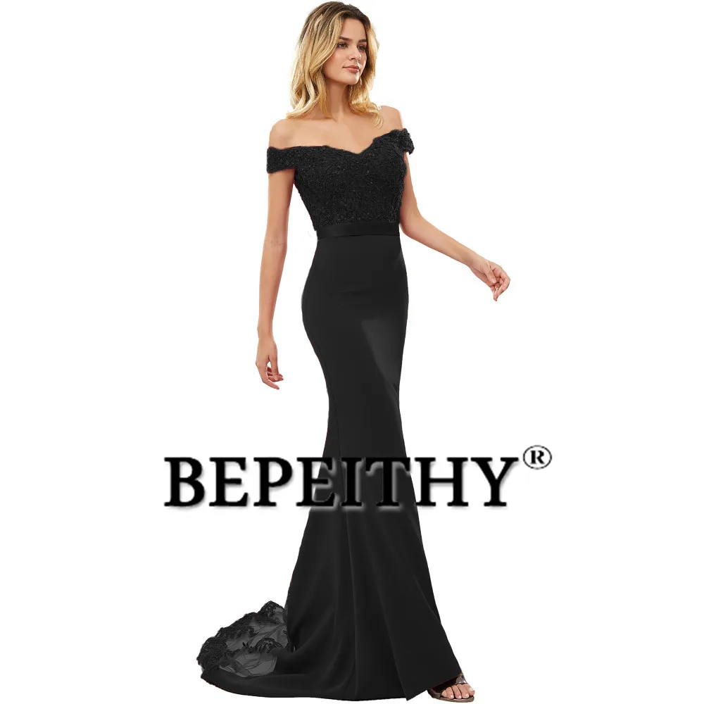 BEPEITHY Robe De Soiree Русалка бургундское длинное вечернее платье вечерние элегантные vestido de festa длинное платье для выпускного вечера с поясом