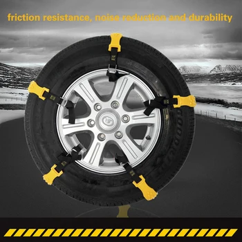 

Hot 10pcs/set Car Tire Snow Chains Beef Wheel Tire Anti-skid Universal Outdoor Road Safety Protector