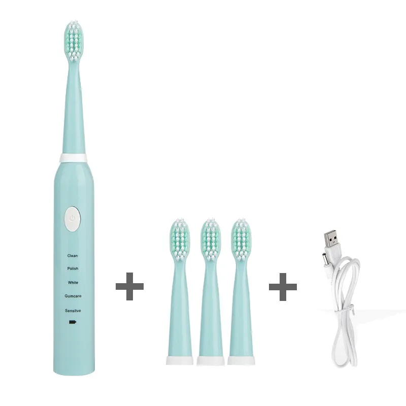 New 5 Cleaning Modes Charging Electric Toothbrush Oral Hygiene Cleaning Whitening Waterproof Sonic Vibration Electric Toothbrush