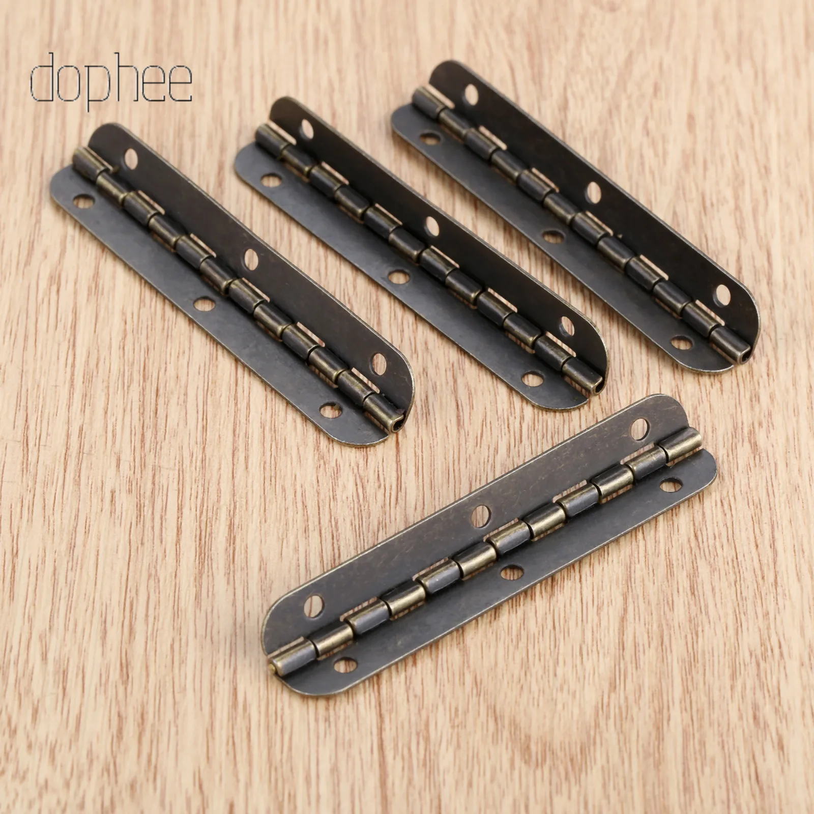 Dophee 2/4 предмета; детская одежда для сна с длинным декоративная мебельная фурнитура арматура шкаф деревянный золото подарочной коробке 65*15 мм 100*9 мм