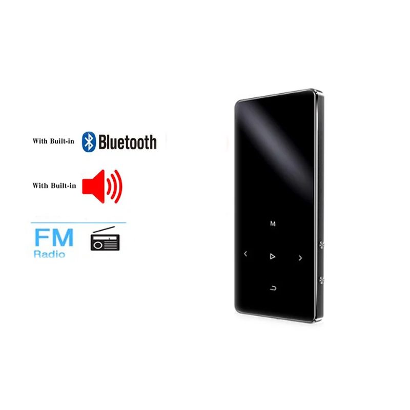 Mp3-плеер с Bluetooth Динамик Сенсорный Экран Hifi портативный Walkman с радио/FM/запись
