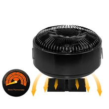 Lareira preta 5 lâminas calor alimentado fogão ventilador de madeira log queimador lareira ventilador eco churrasco casa eficiente distribuição de calor 화distribution 로