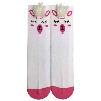 

Cute Cartoon Alpaca Party Pattern Hot Women's Sock Unisex Fashion Polyester Socks Women Socks Hot