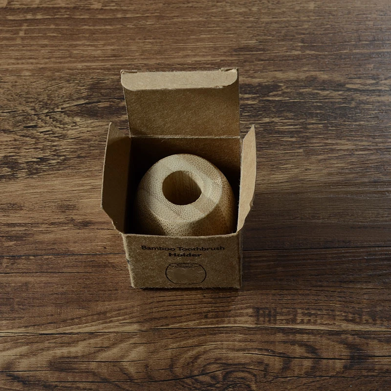 Sustainable Bamboo Bathroom Toothbrush Holder - Natural Vegan Zero Waste Accessory