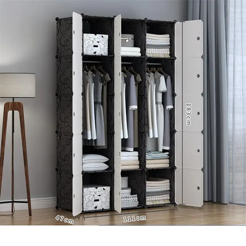 Armoire Rangement Szafa Armario Ropa Armadio Guardaroba Mobilya Mueble De Dormitorio Bedroom Furniture Closet Cabinet Wardrobe - Цвет: Version K