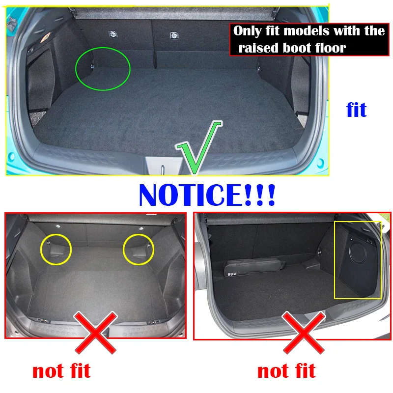 Genuine Toyota Rear Cargo Trunk Luggage Rubber Tray Floor Mat Fit 2018 C-HR CHR