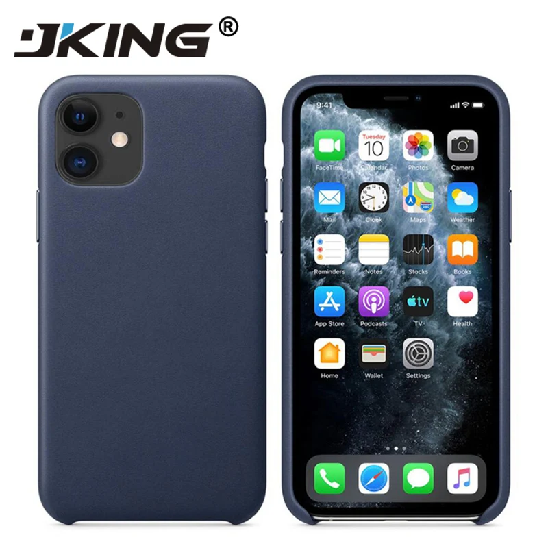 Полуночный зеленый для IPhone 11 чехол Pro Max Оригинальный ультра-тонкий кожаный