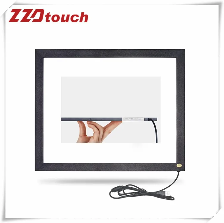 ZZDtouch 19 5 дюймов Анти светильник IR сенсорный экран Рамка 4 точек касания multi