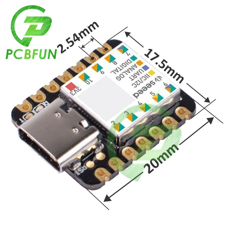 Tipo de desenvolvimento do sistema ide/iot-c seeeduino para a relação nano 48mhz spi i2c do córtex m0 + do microcontrolador samd21 de xiao para arduino
