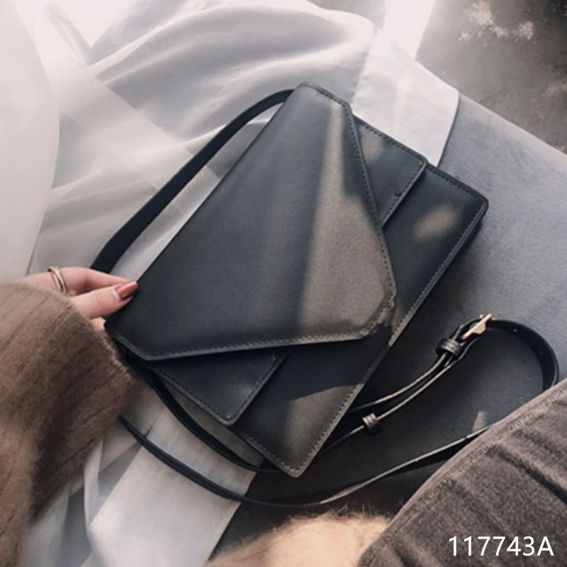 

2020 Classic Luxury Genuine Leather Women's Bag French Stick Bag Lady Messenger Bag Lady Messenger Bag 23cm