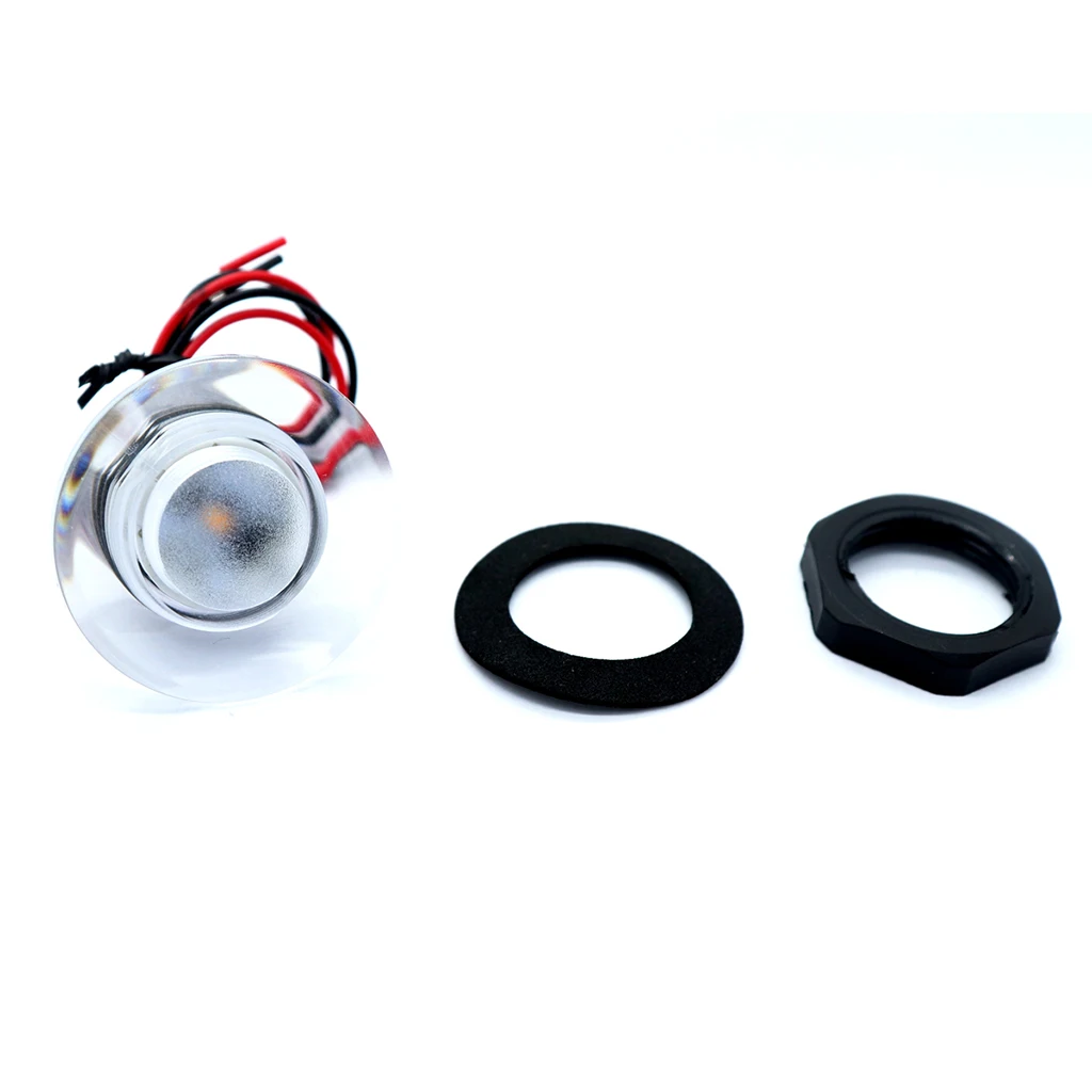 2 Pieces 12V LED Deck Walkway Light Step Waterproof Outdoor Stair Lamp