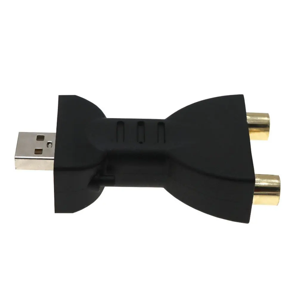 

USB Gold-plated Male To 3RCA Female Audio Adapter Video AV TV Box DVD Signal Transfer Audio Converter