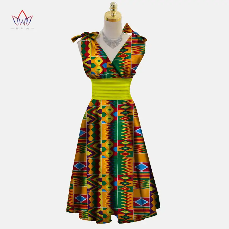 Vestidos африканские платья для женщин Дашики плюс размер модные Африканские Восковые платья с принтом Bazin Riche африканские платья WY3307 - Цвет: 11