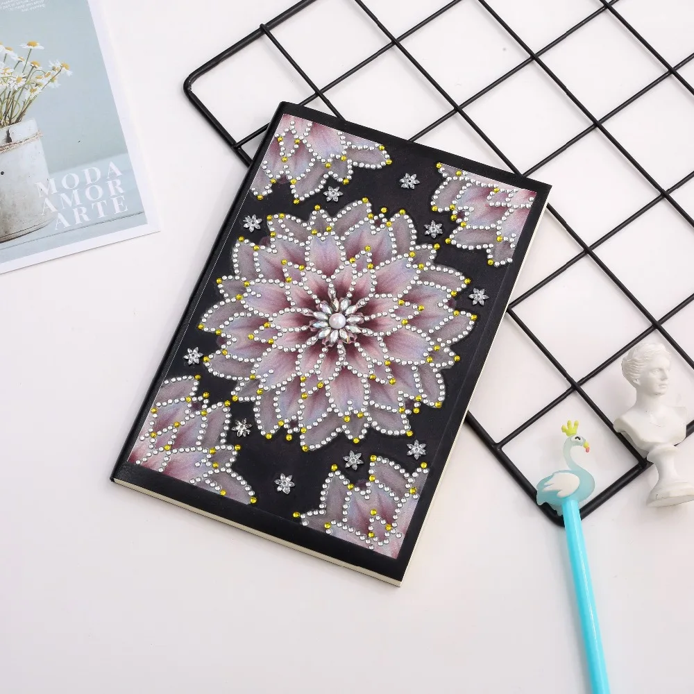 New-year-gift-christmas-Diamond-Painting-Notebook-Mandala-Special-Shaped-Diamond-Embroidery-Cross-Stitch-A5-Notebook