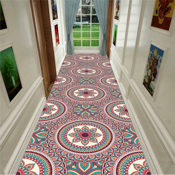 

Moroccan Style Living Room Carpets National Sofa Bedside Bedroom Area Rug Fashion Home Decoration Bohemia Corridor Rug Carpet