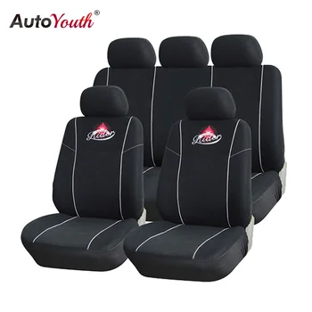 

AUTOYOUTH Full Set Universal Car Seat Covers Car Styling Car Seat Protectors Black Classic Auto Seat Covers for Honda for Kia