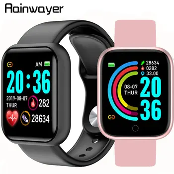 

Y68 D20 Smart Watch Waterproof Bluetooth Blood Pressure Fitness Tracker Heart Rate Monitor Smartwatch For Apple IOS Android