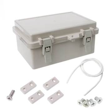 

IP65 Waterproof Electronic Junction Box Enclosure Case Outdoor Terminal Cable