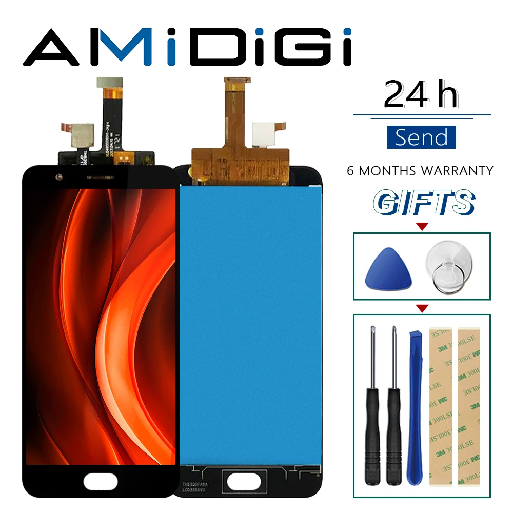 Для UMIDIGI C2 ЖК дисплей с сенсорным экраном дигитайзер 100% протестированный сменный