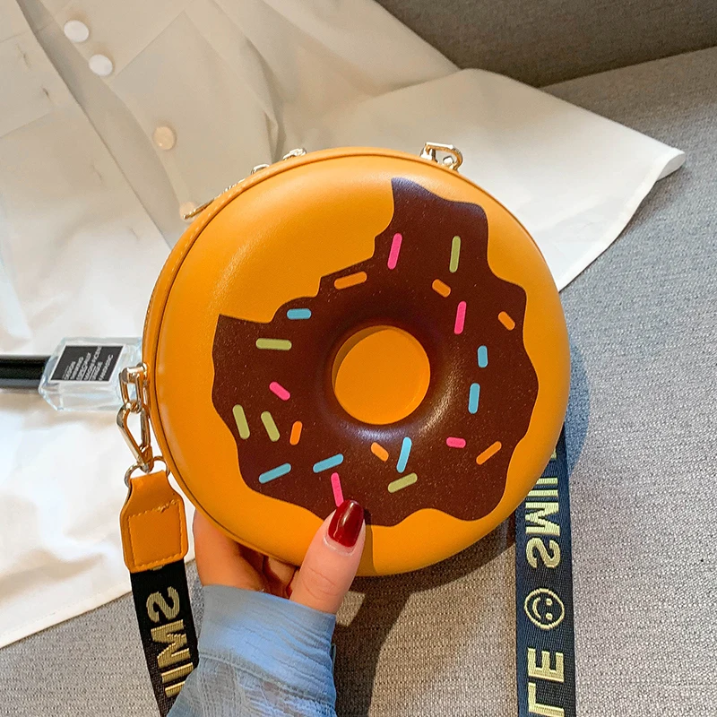 

2019 New Women's Quality Shoulder Diagonal Bag Candy Color Small Bag Female Cute Cartoon Bag Fashion Contrast Color Shoulder Bag