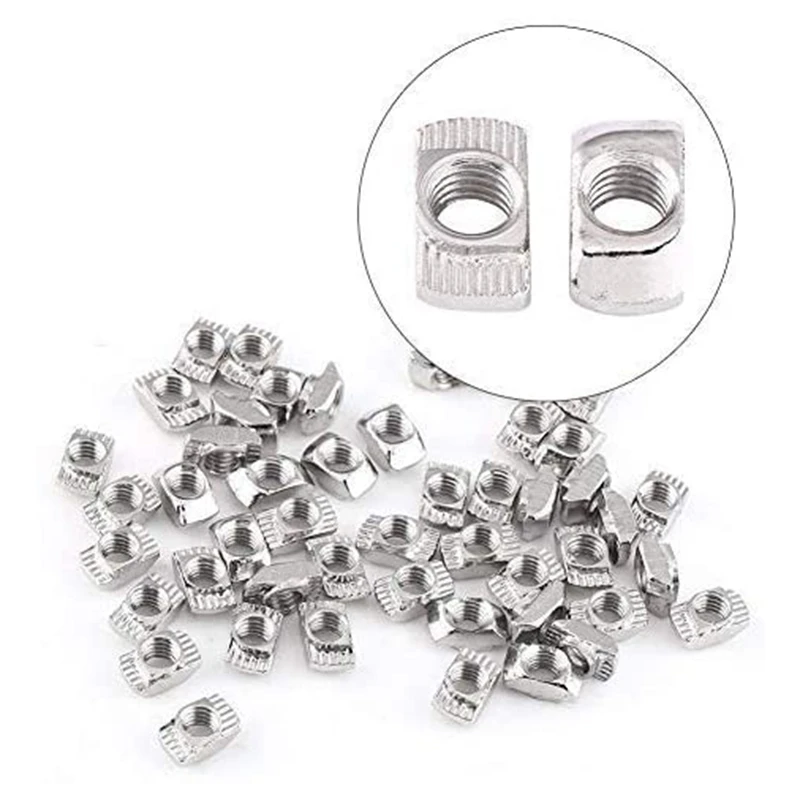 50 Pcs M5 T- ظ  Ʈ 2020 ø ˷̴     ǥ (M5 x 10x6mm)