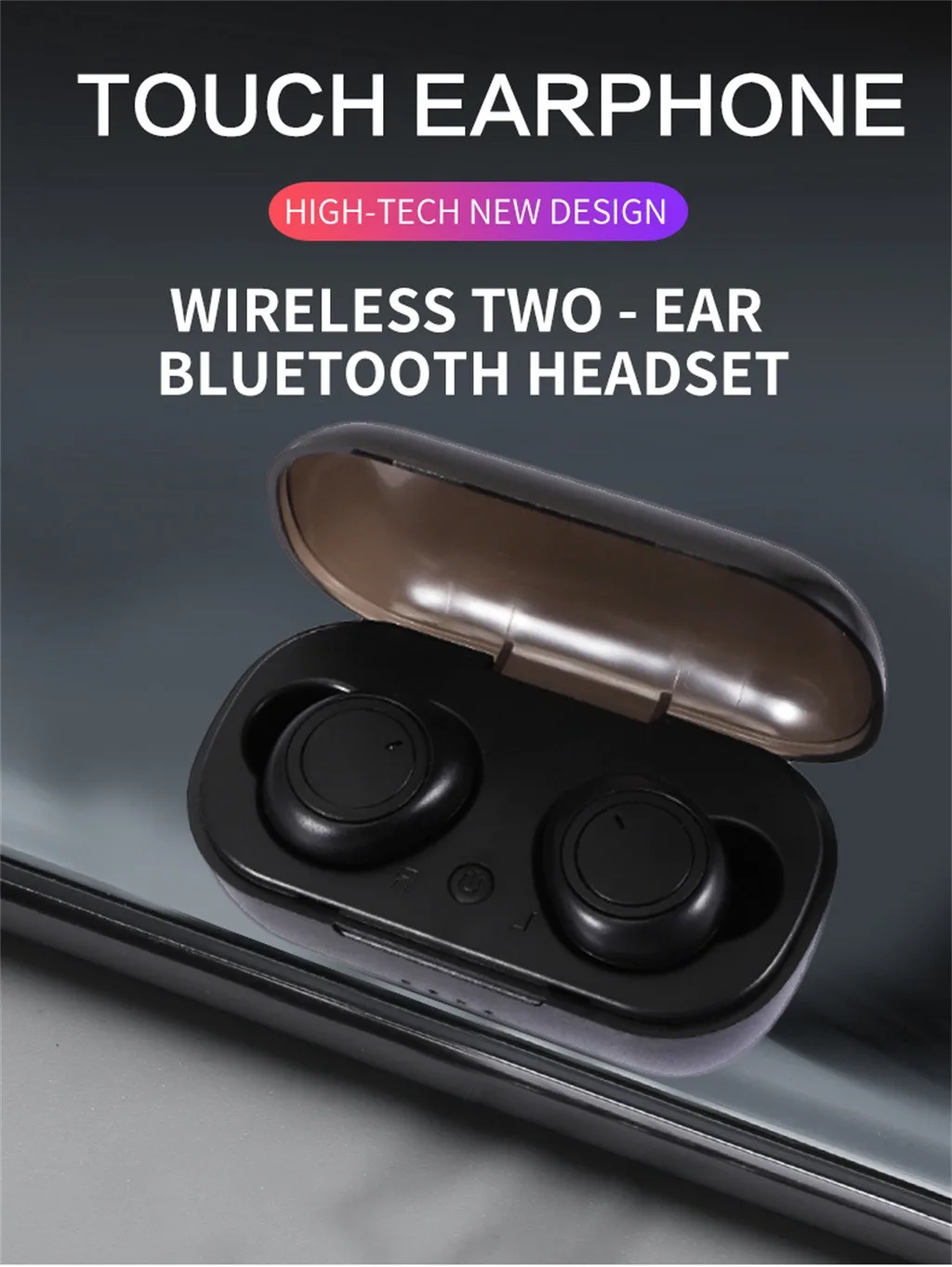Новые спортивные наушники Blueteeth 5 0 Беспроводные мини Twins стереозвук с микро