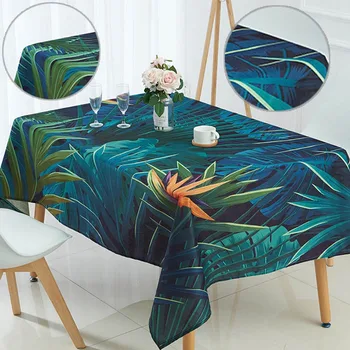 

Tablecloth Tropical Banana Leaf Waterproof Table Cloth Toalha De Mesa Nappe Decoracao Para Casa Manteles Table Cover