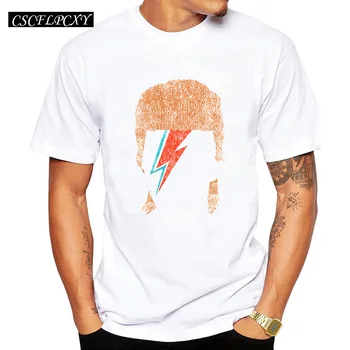 

High Quality 2019 Newest David Bowie Vintage design Men T-Shirt Short Sleeve Fashion Printed Tops Summer Cool Tees