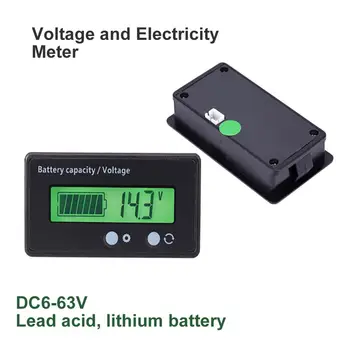 

2020 New 8-70V LCD Acid Lead Lithium Battery Capacity Indicator Voltmeter Voltage Tester Dual IC Integrated Circuit Control
